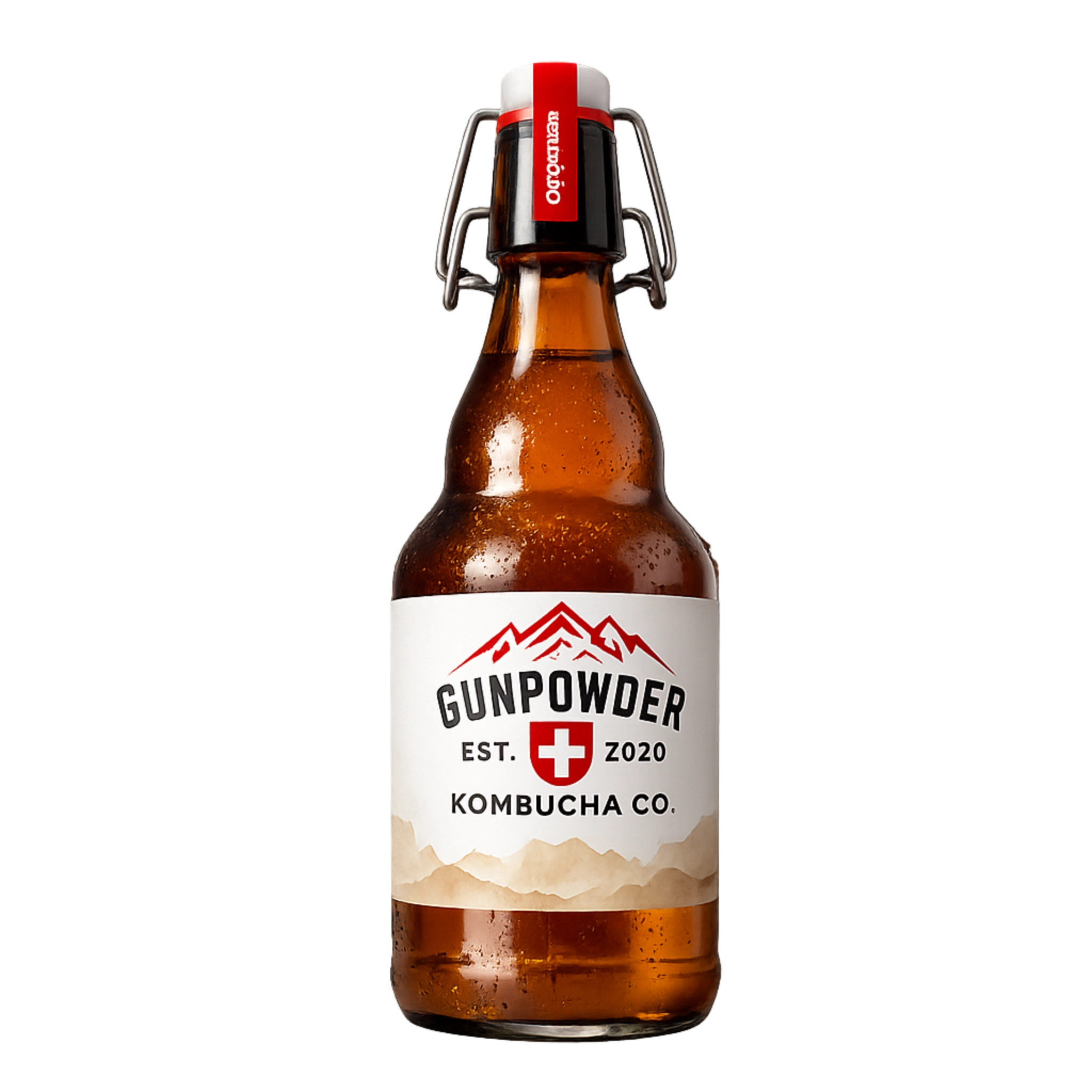 Gunpowder Kombucha bottle